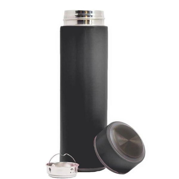 Garrafa Térmica Inteligente De Inox 500ml C/sensor Preto