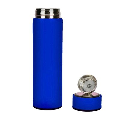 Garrafa Térmica Inteligente De Inox 500ml Led Azul