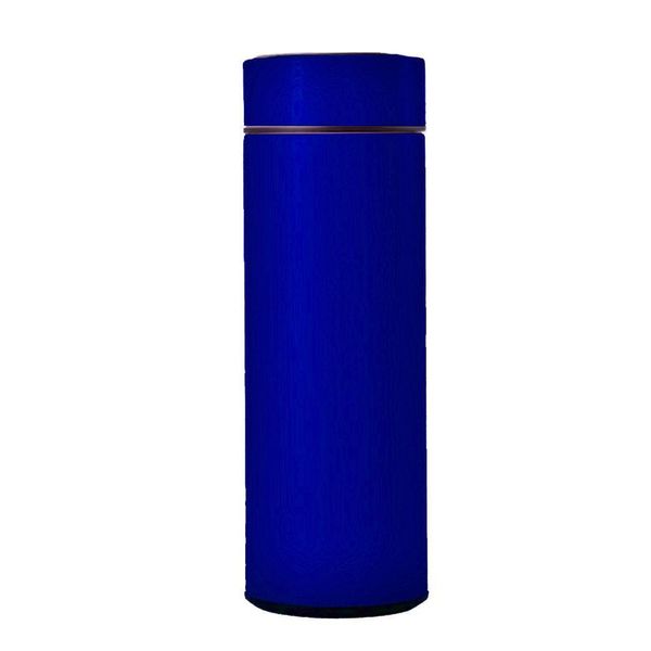 Garrafa Térmica Inteligente De Inox 500ml Led Azul