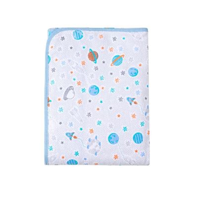 Cobertor Bebê Estampa Planetas 90Cm x 70Cm Papi