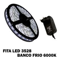 Fita De Led 5050 Sem Silicone Bf+Fonte