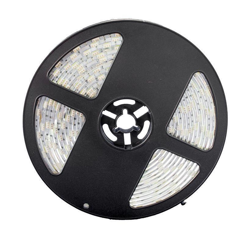 Fita Led 3528 Branco Quente Rolo 5M Com Fonte 12V 2A