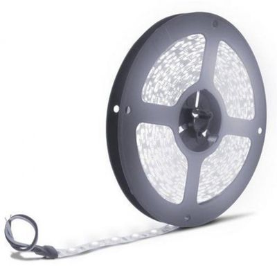 Kit Fita Led 5050 Leds 5M Ip65 Branco Frio + Fonte 3A