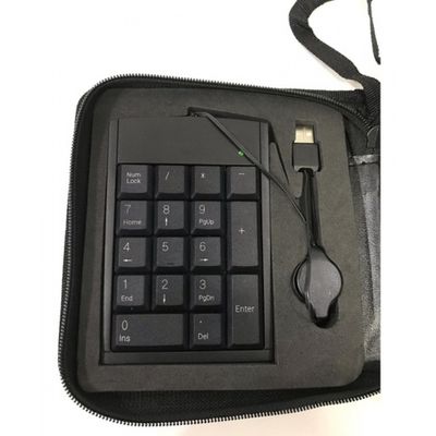 Mini Kit Usb Viagem Mouse Teclado Num Hub 4 Portas Cabo Rede