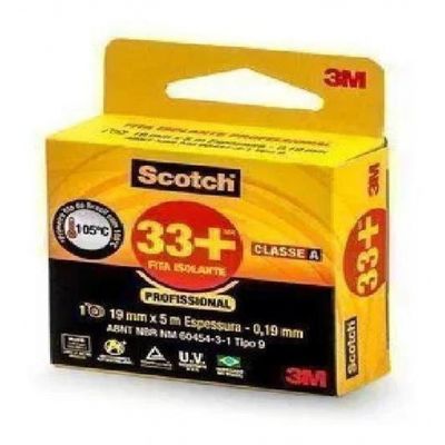 Fita Isolante 19mm X 05m Scotch 33+