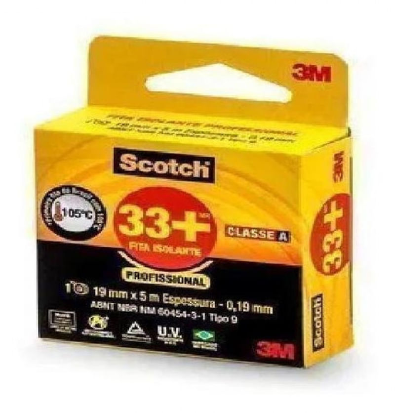 Fita Isolante 19mm X 05m Scotch 33+