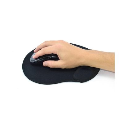 Mouse Pad Ergonômico Preto Hedmax