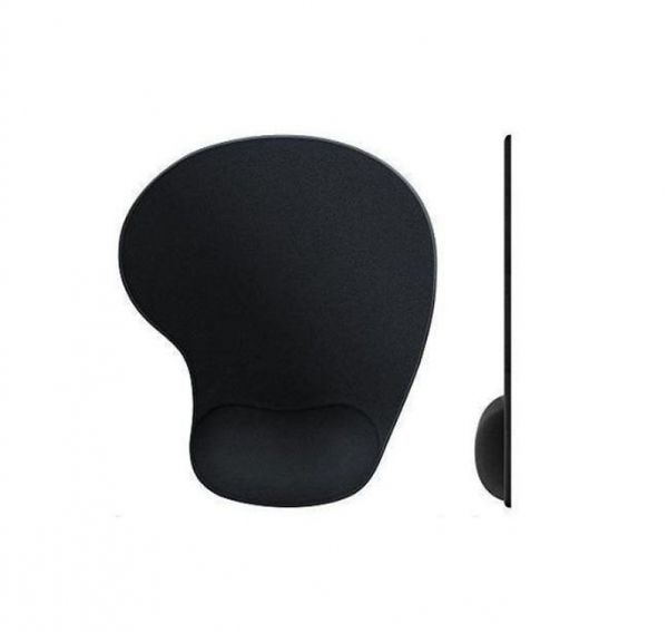 Mouse Pad Ergonomico Com Apoio Em Gel Preto