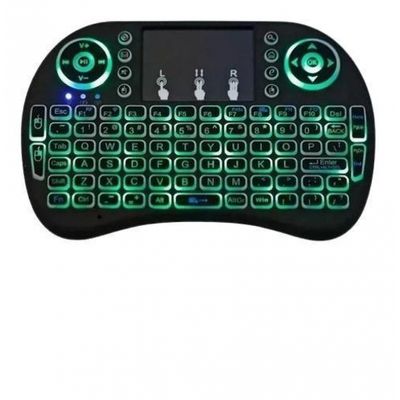 Mini Teclado Led Wireless Keyboard Mouse Smart Tv E Smatfone