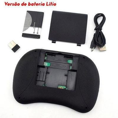Mini Teclado Keyboard Sem Fio Wireless Iluminado Luz Led