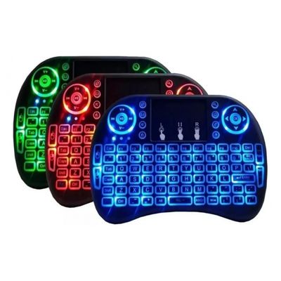 Mini Teclado Keyboard Sem Fio Wireless Usb Com Led