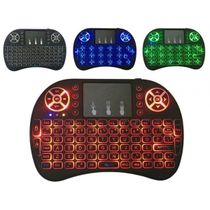 Mini Teclado Keyboard Sem Fio Wireless Usb Com Led