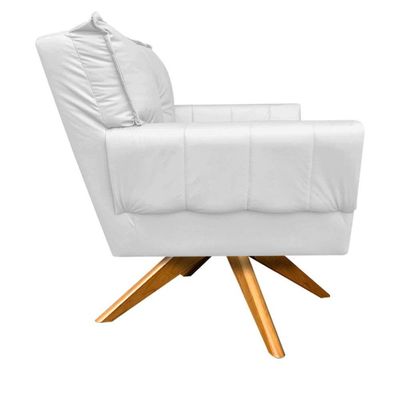 Kit 01 Namoradeira e 02 Poltronas Giratória Anitta Corino