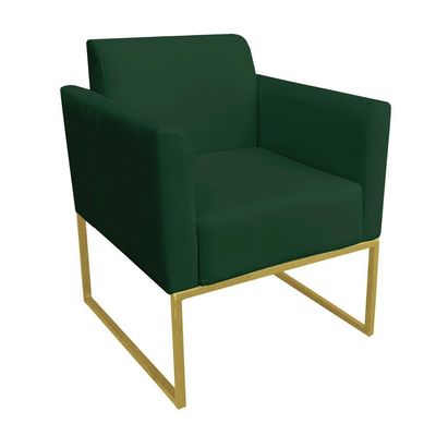 Kit 01 Namoradeira e 02 Poltronas Marisa Suede Base