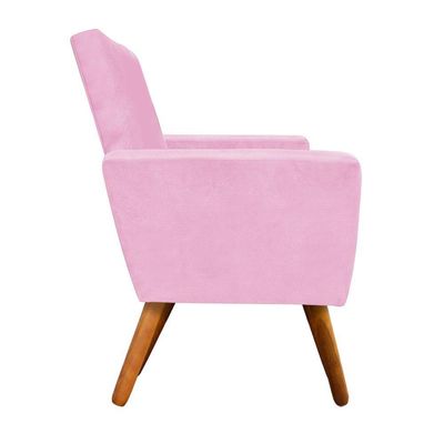 Poltrona Nina Castanho Rosa Bebê