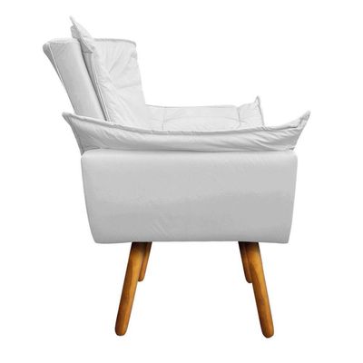 Kit 01 Namoradeira e 02 Poltronas Opala Corino Pés Palito