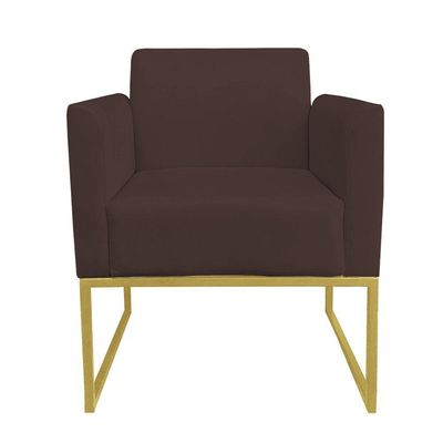 Kit 01 Namoradeira e 02 Poltronas Marisa Suede Base