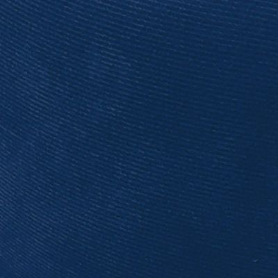 Kit 01 Poltrona e 01 Puff Costela Base Metal Azul