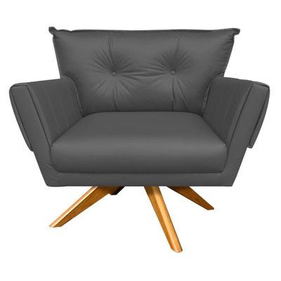 Kit 01 Namoradeira e 02 Poltronas Giratória Anitta Corino