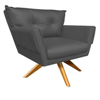 Kit 01 Namoradeira e 02 Poltronas Giratória Anitta Corino