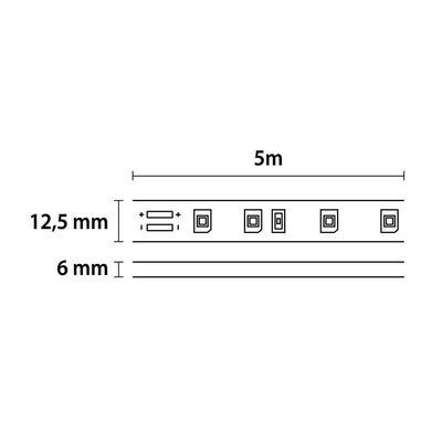 Fita De Led Blumenau Com 5 Metros 7w 220v 220v - 6500k