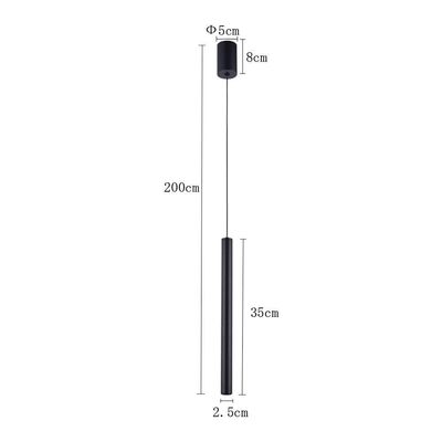 Lustre Pendente Nordecor Dunn 2689 Preto Led Bivolt