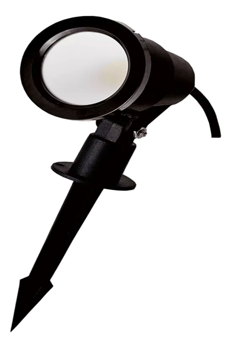 Kit 4 Espetos Luminárias Jardim Led 5w Ambar Bivolt