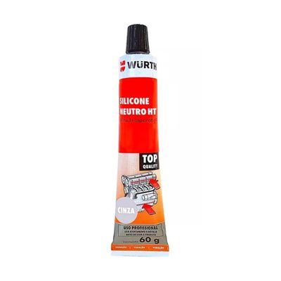 Silicone de Vedação de Alta Temperatura Cinza HT Wurth 60g