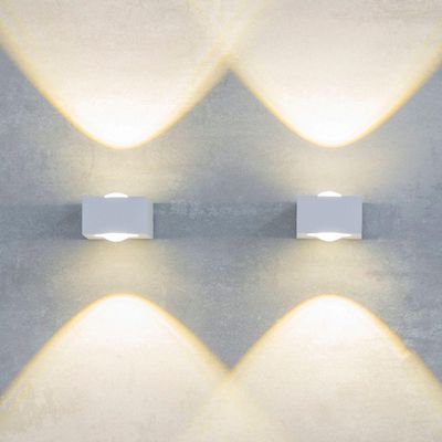 Arandela Nordecor Foluí 6w Led Bivolt Branco 3000k Luz Amarela