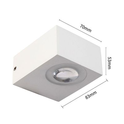 Arandela Nordecor Foluí 6w Led Bivolt Branco 3000k Luz Amarela