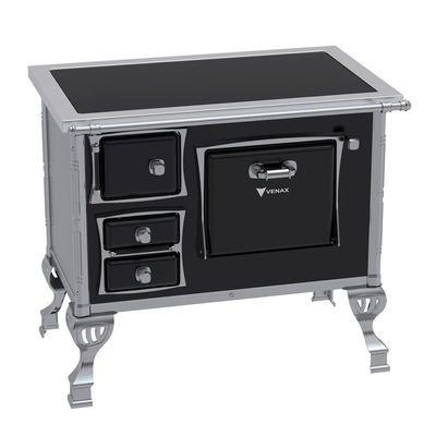 Fogão à Lenha Venax  GII N1 Premium Preto