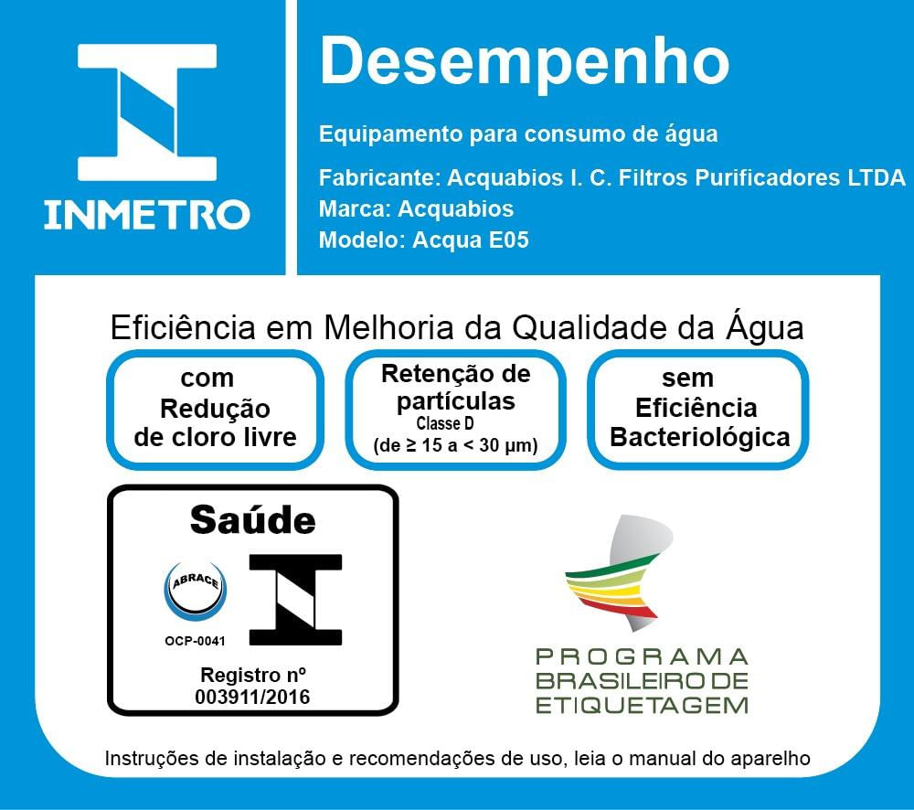 Torneira Parede Bica Móvel com Filtro 1006-0001 Acquabios