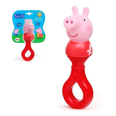Mordedor e Chocalho Peppa Pig 1029 - Elka