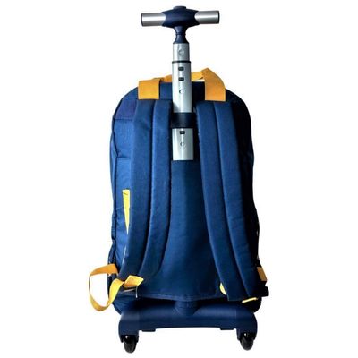 Mochila Rodas Escolar Mulher Maravilha Luxcel MC51635WW Azul