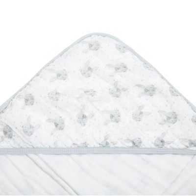 Toalha De Banho Soft Com Capuz Estampada Coelhinho Papi
