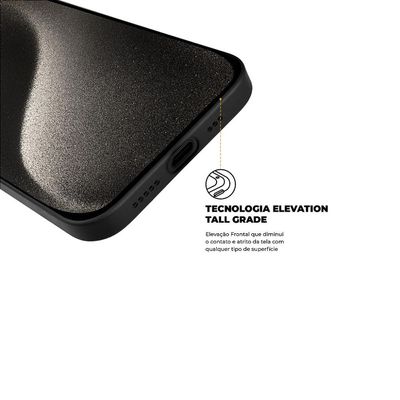 Capa para iPhone 15 Pro Max - Silicon Premium Preta - Gshield