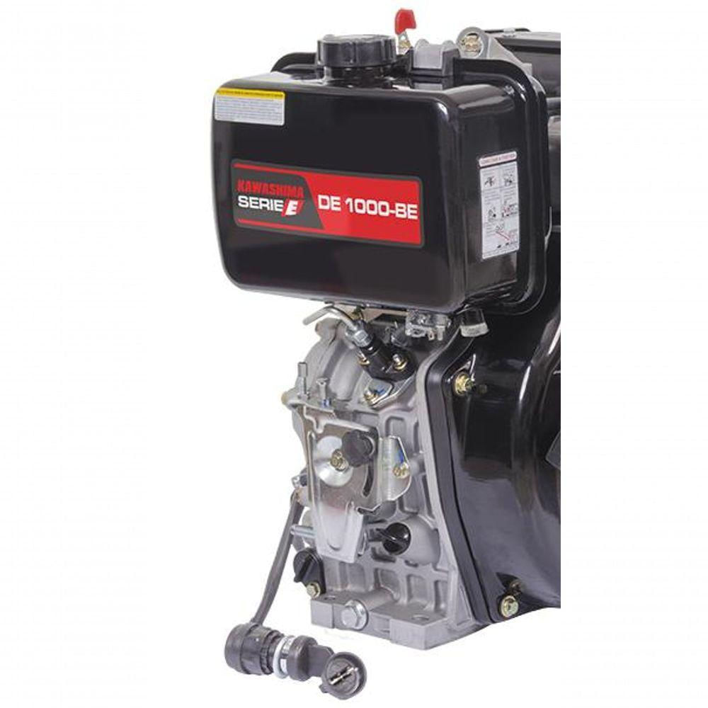 Motor Estacionário Diesel Kawashima De-1000Be 418Cc 10Hp