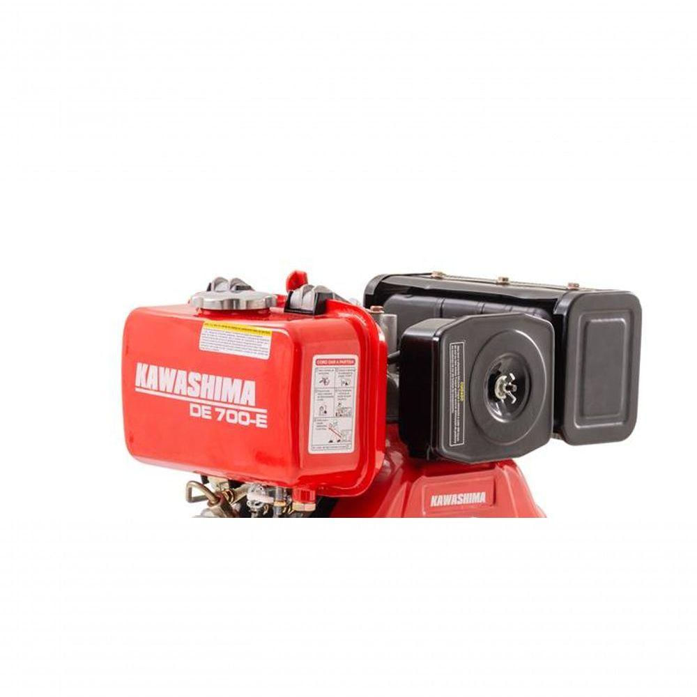 Motor Estacionário Diesel Kawashima De-700E 296Cc 7Hp