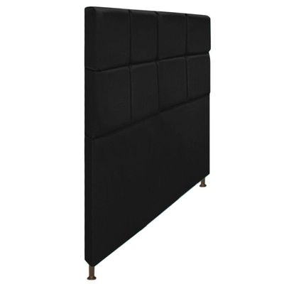 Cabeceira Estofada Damares 160 Cm Queen Size Preto