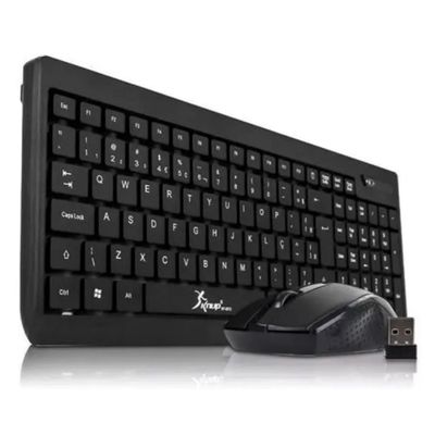 KIT TECLADO E MOUSE BLUETOOTH