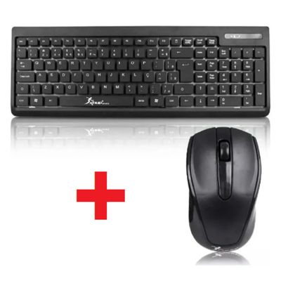 KIT TECLADO E MOUSE BLUETOOTH
