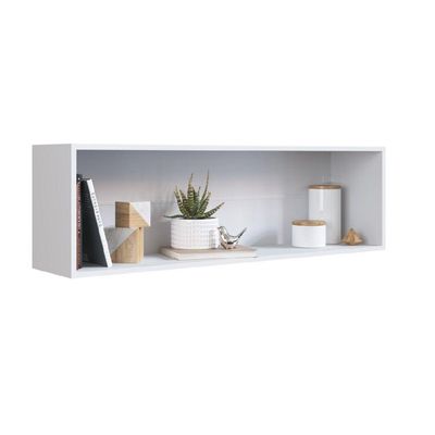 Nicho de Parede Horizontal Funcionale Organizador Branco