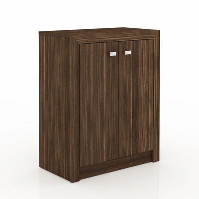 Conjunto para Home Office Ideal 3 Peças Nogal Tecno Mobili
