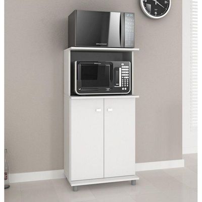 Balcão com 02 Portas Branco Tecno Mobili
