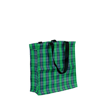 Sacola Xadrez Mor - Verde
