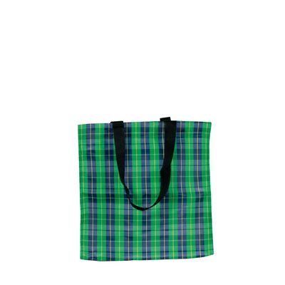 Sacola Xadrez Mor - Verde