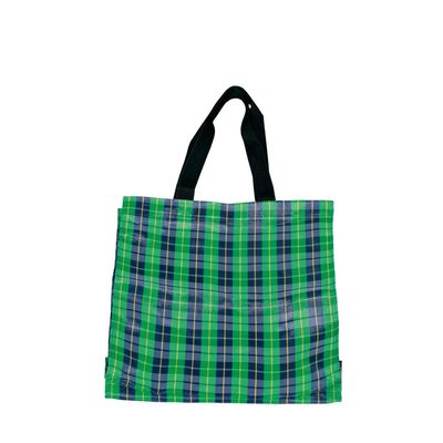 Sacola Xadrez Mor - Verde