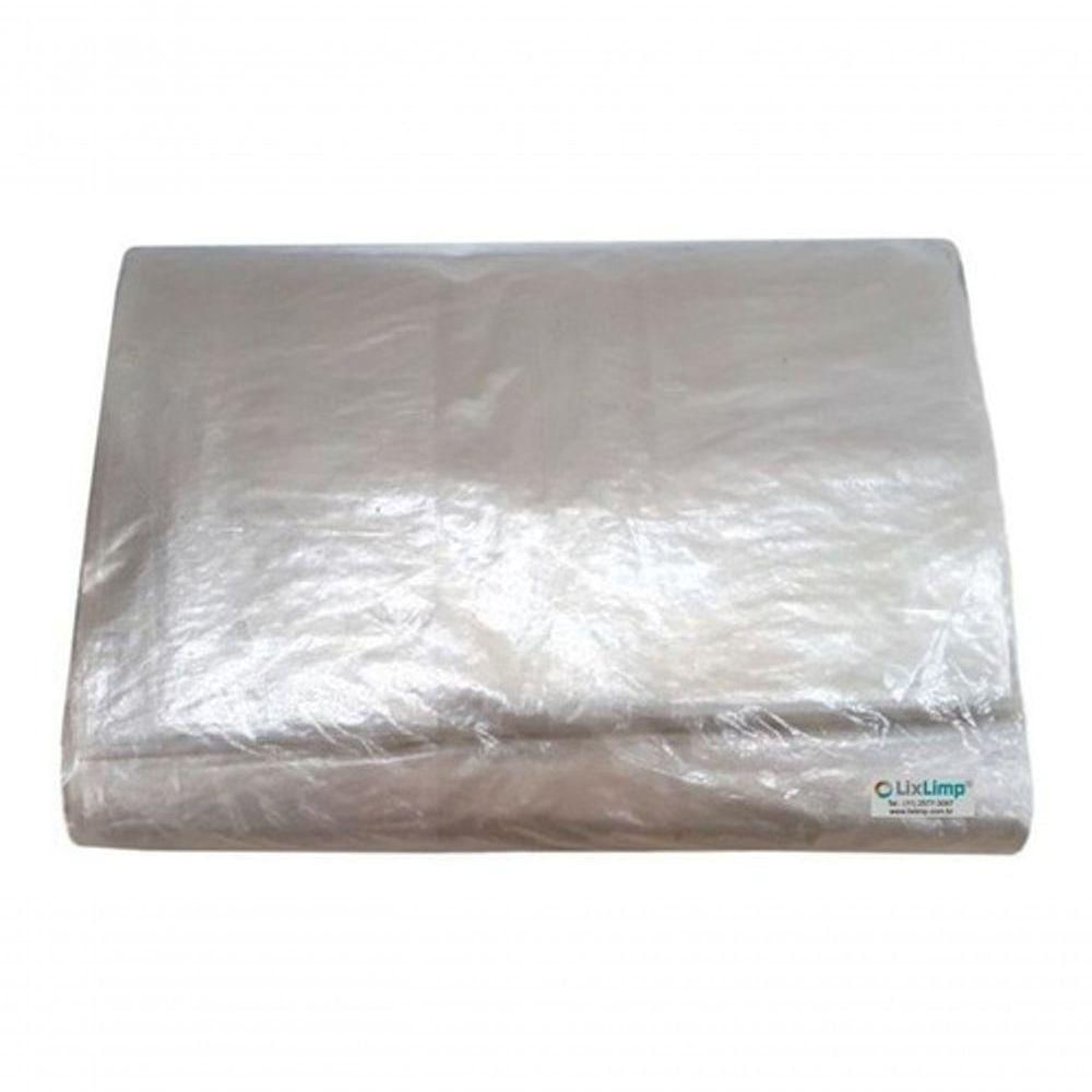 Sacos Para Lixo Transparente 40L Normal 100 Un