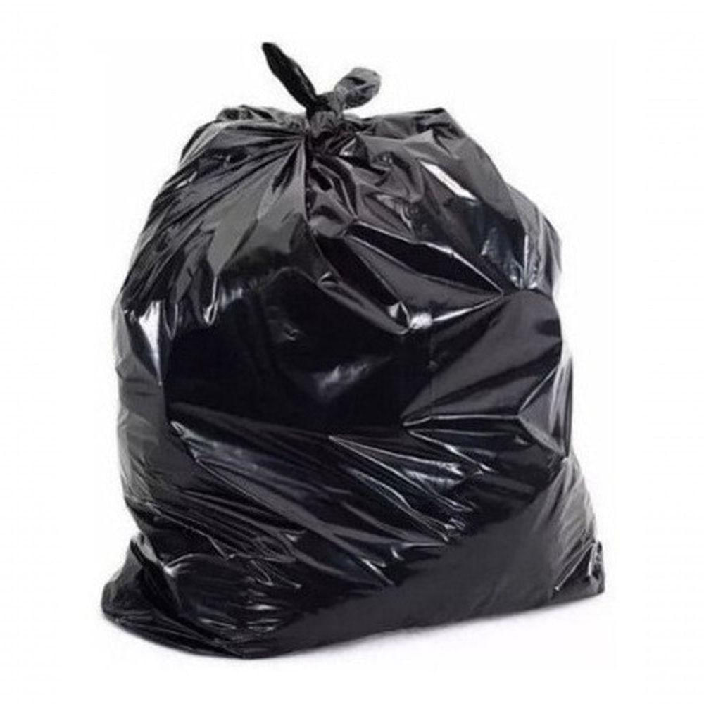 Saco Lixo 50 Litros Super Reforçado 100 Unids. Cor:Preto