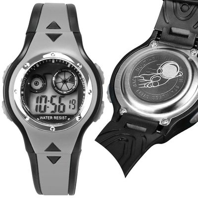 Relogio Digital Silicone Qualidade Infantil Criança Adolescente Menino Alarme Original Preto